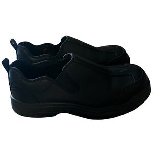 Worx By Red Wings Black Leather Safety Steel Toe Shoes Sz 13M